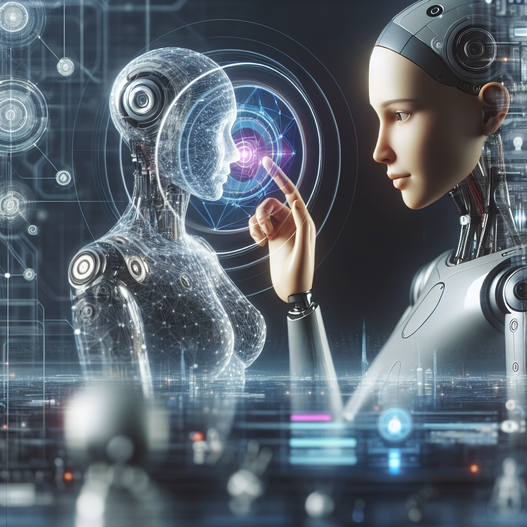 "Gen Beta: Visual representation of futuristic AI technologies and advancements expected in 2025, highlighting the impact of artificial intelligence on daily life and society."